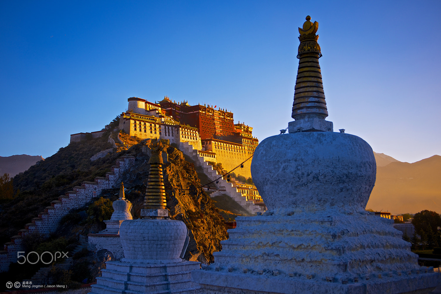 The image of the potala palace