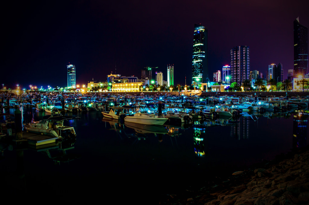 port at night by Ahmed Thabet on 500px.com