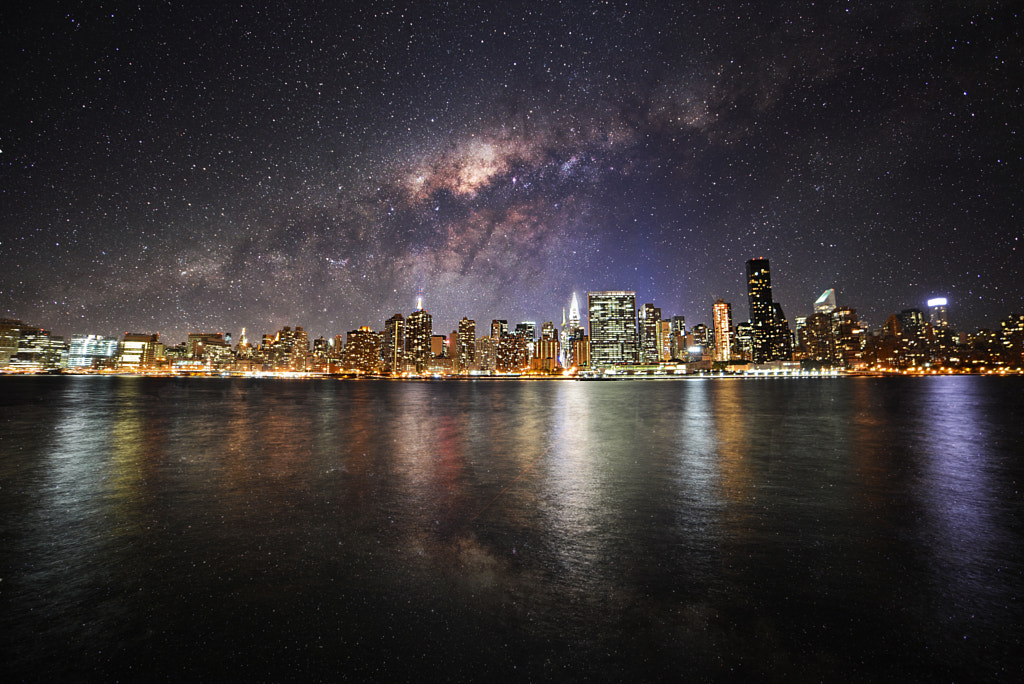 Milky Way over NYC by Cody Sanfilippo on 500px.com