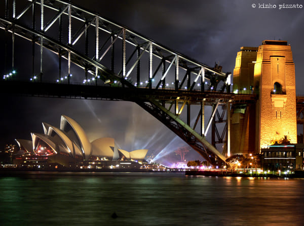 Sydney Harbour At Night
