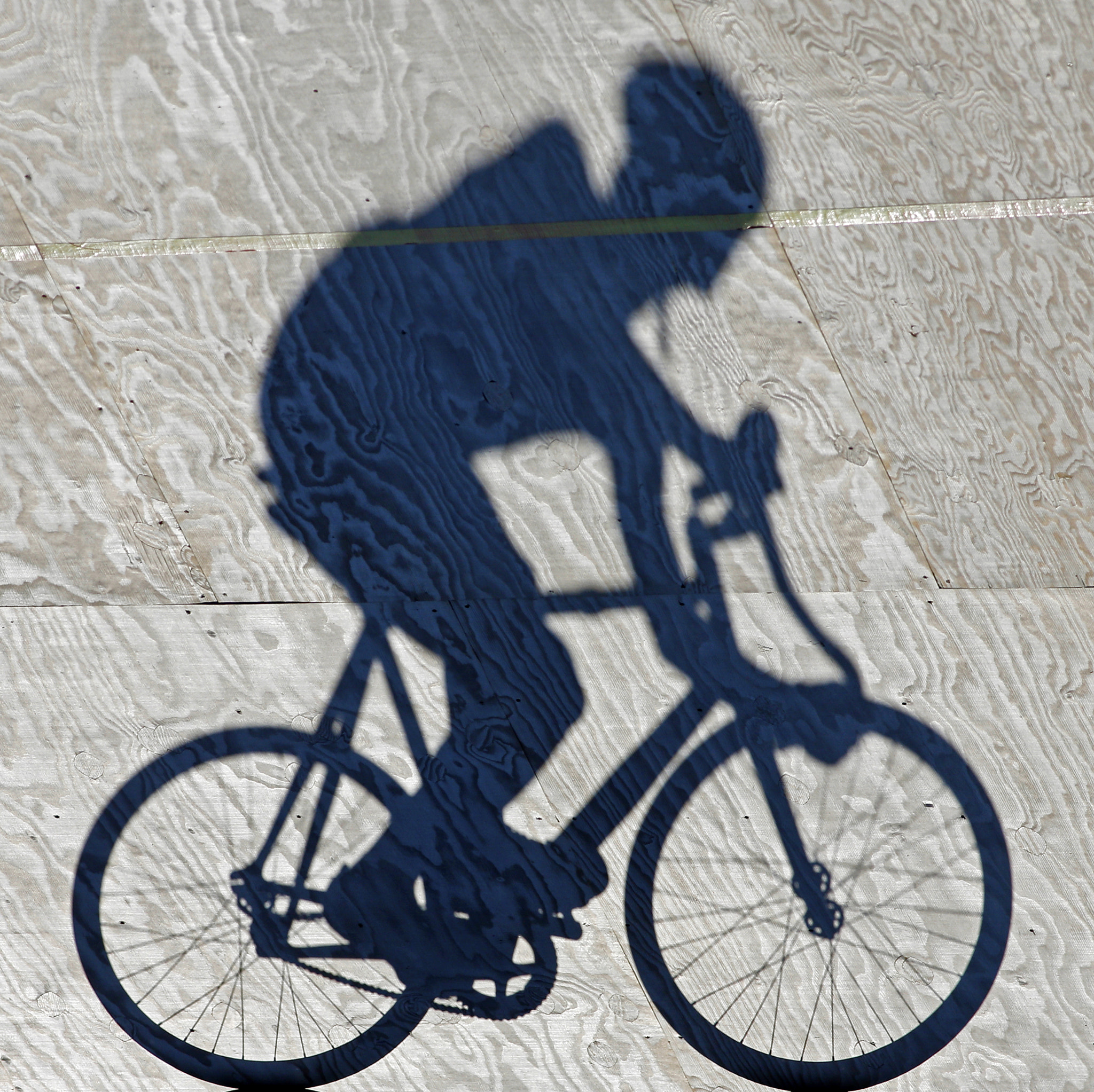 Track Cycling Shadow