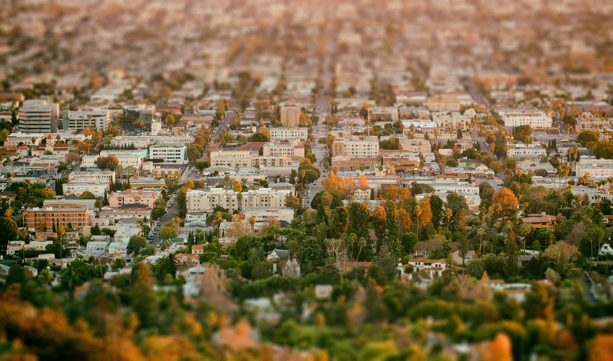 Los Angeles Tilt-Shift Photo