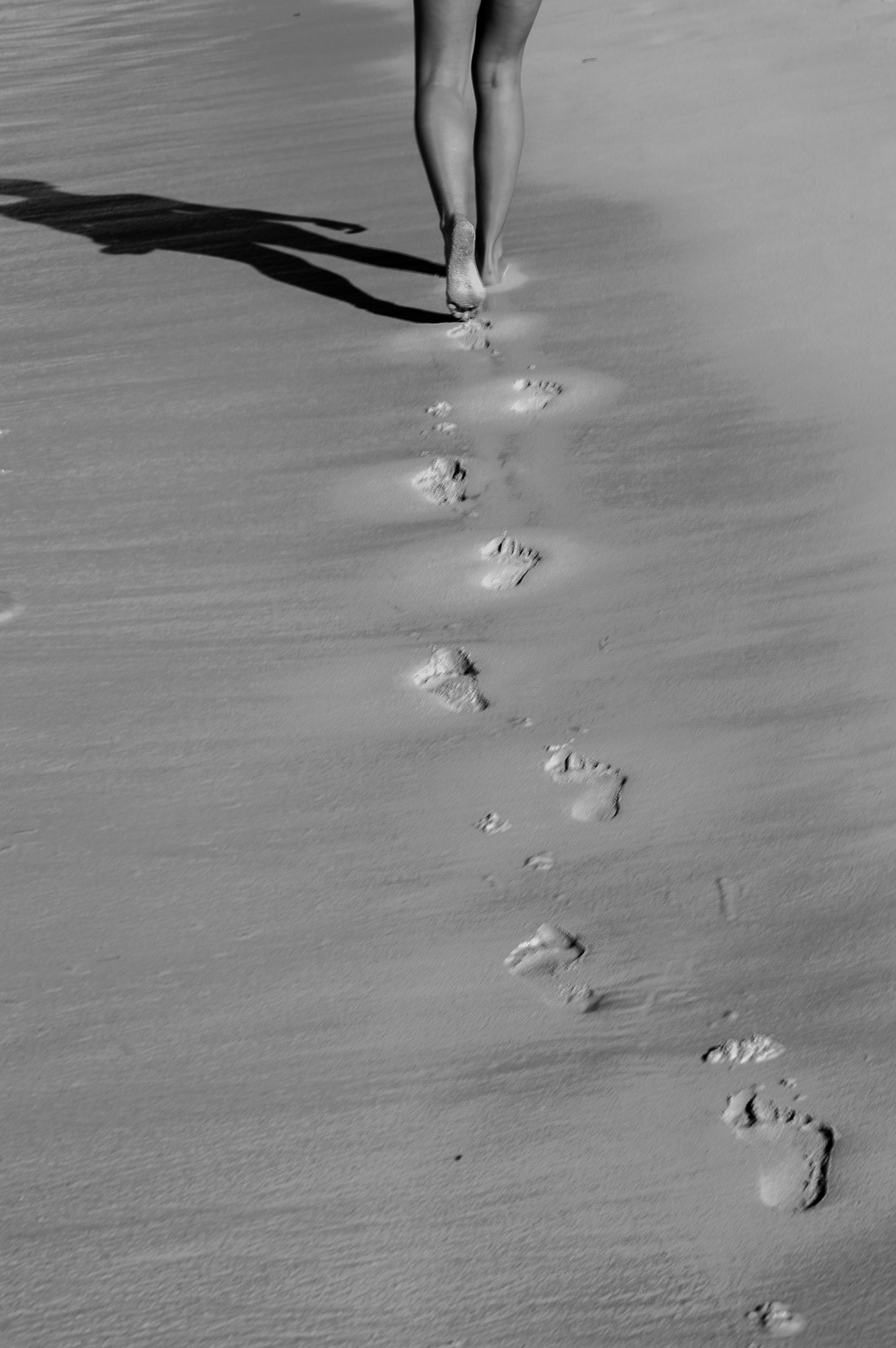 Like footprints in the sand