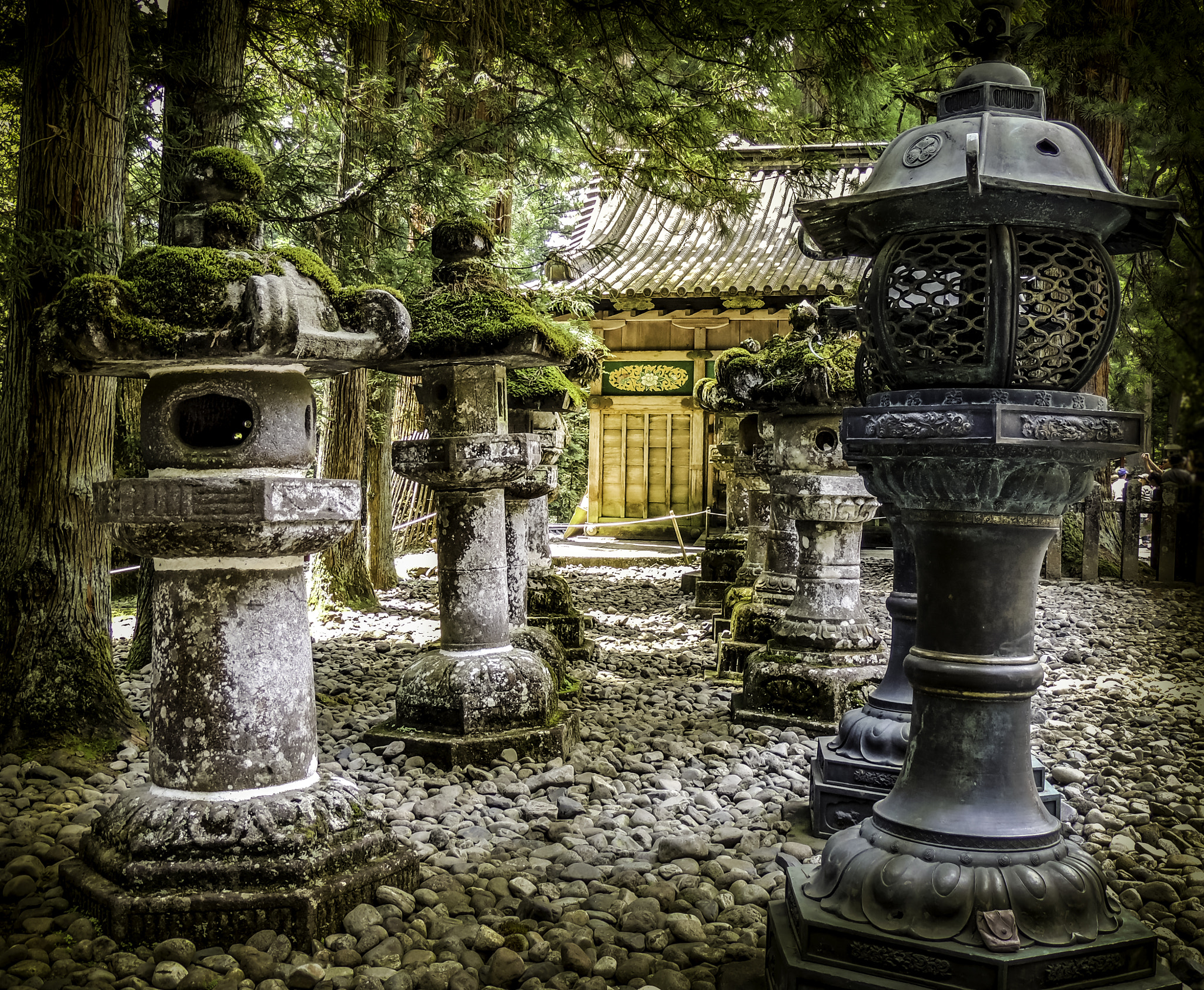 Nikko lanterns in Japan
