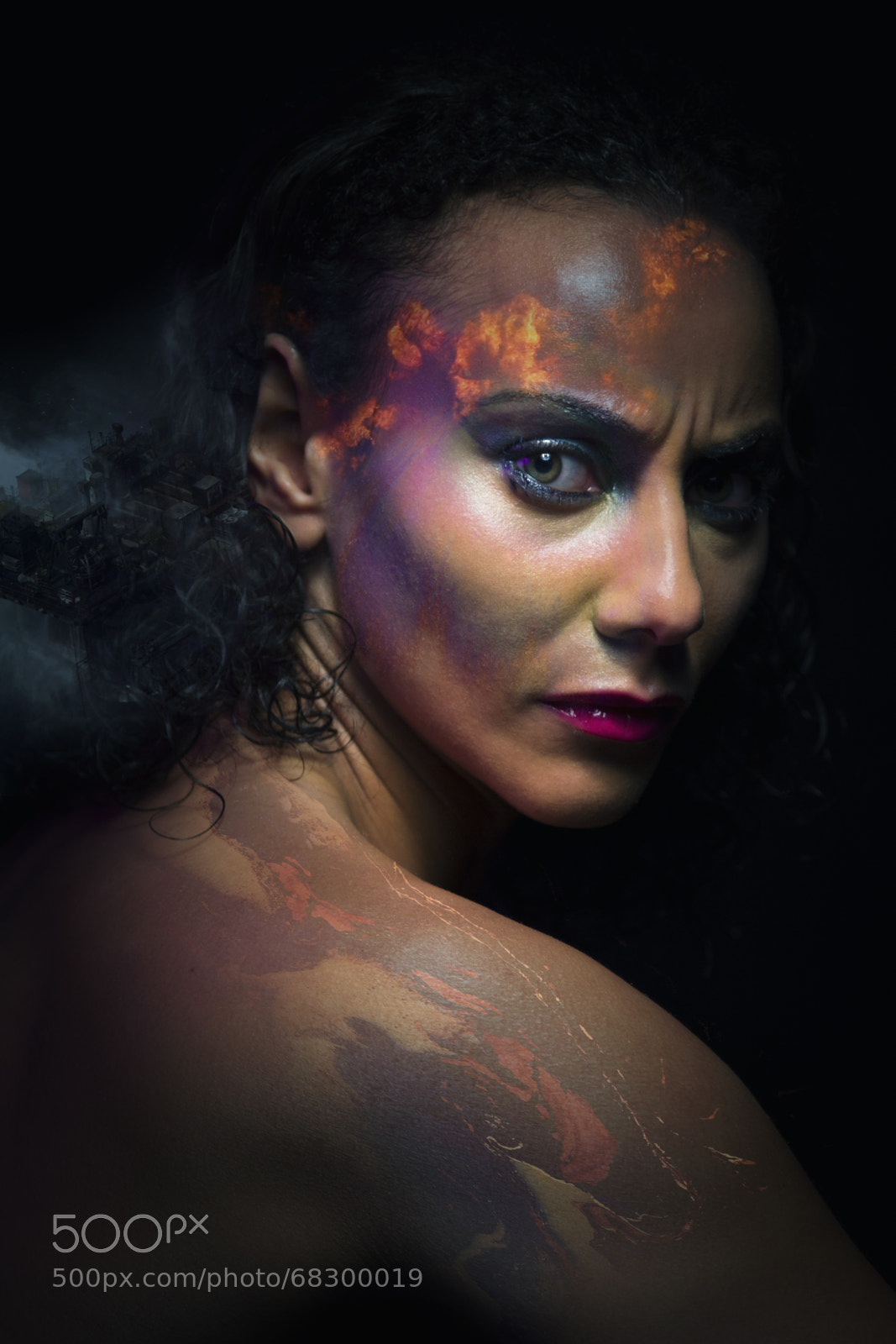 Canon EOS 60D sample photo. Oil goddess photography