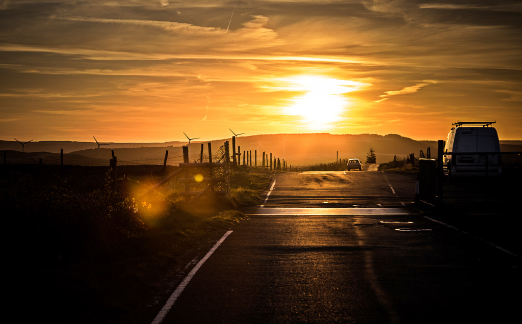 Pontypridd Mountain Road, Sunset by Dean Merry on 500px.com