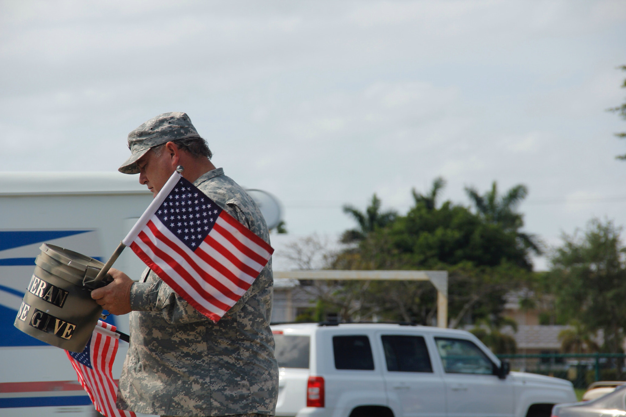 A moment in a veterans life.