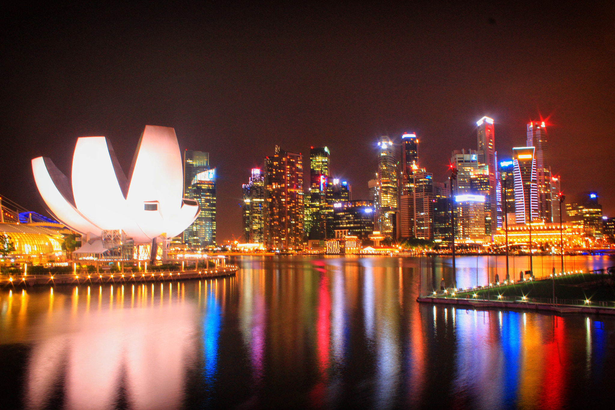 Train of Light Reflections