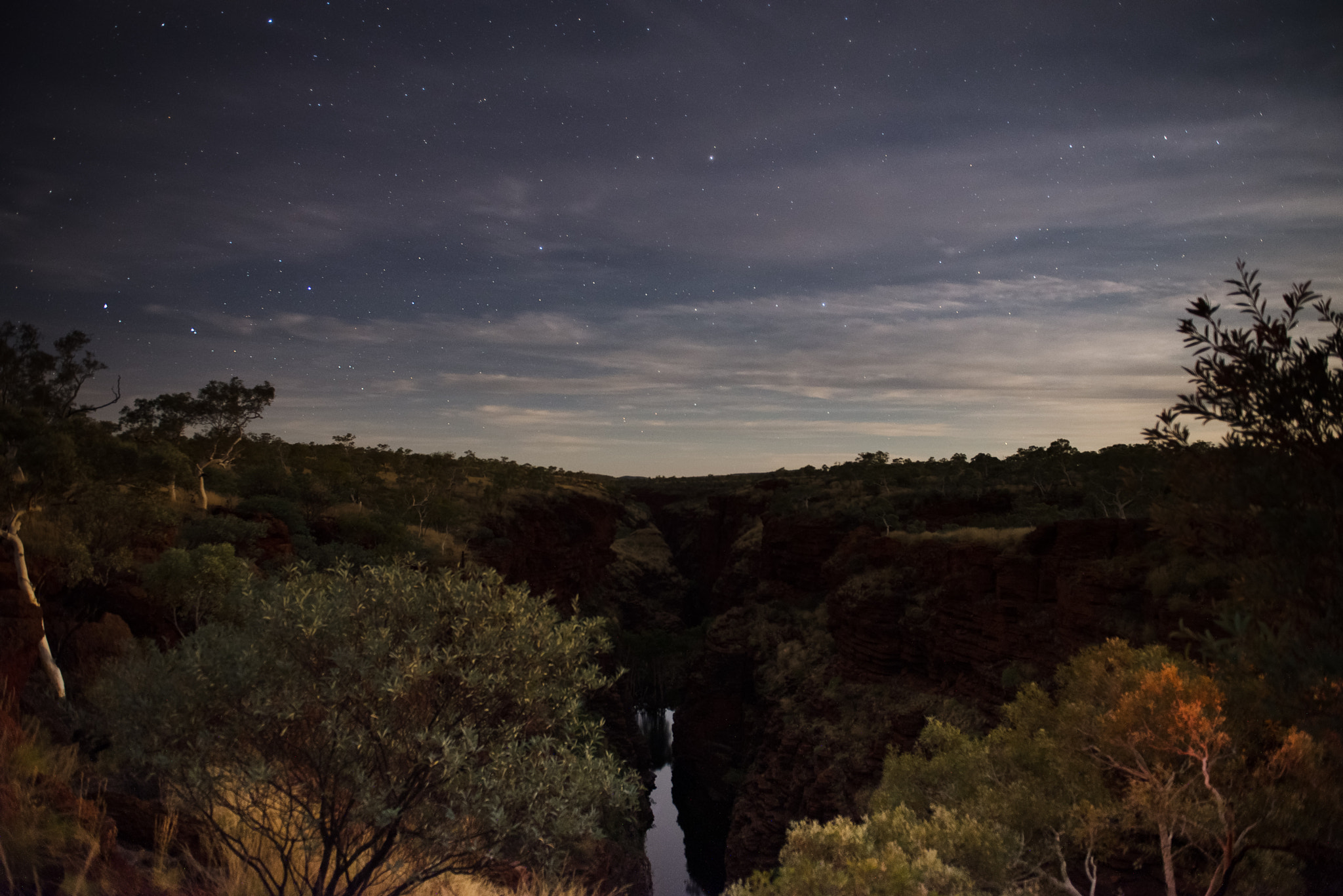 Joffre Gorge at Night