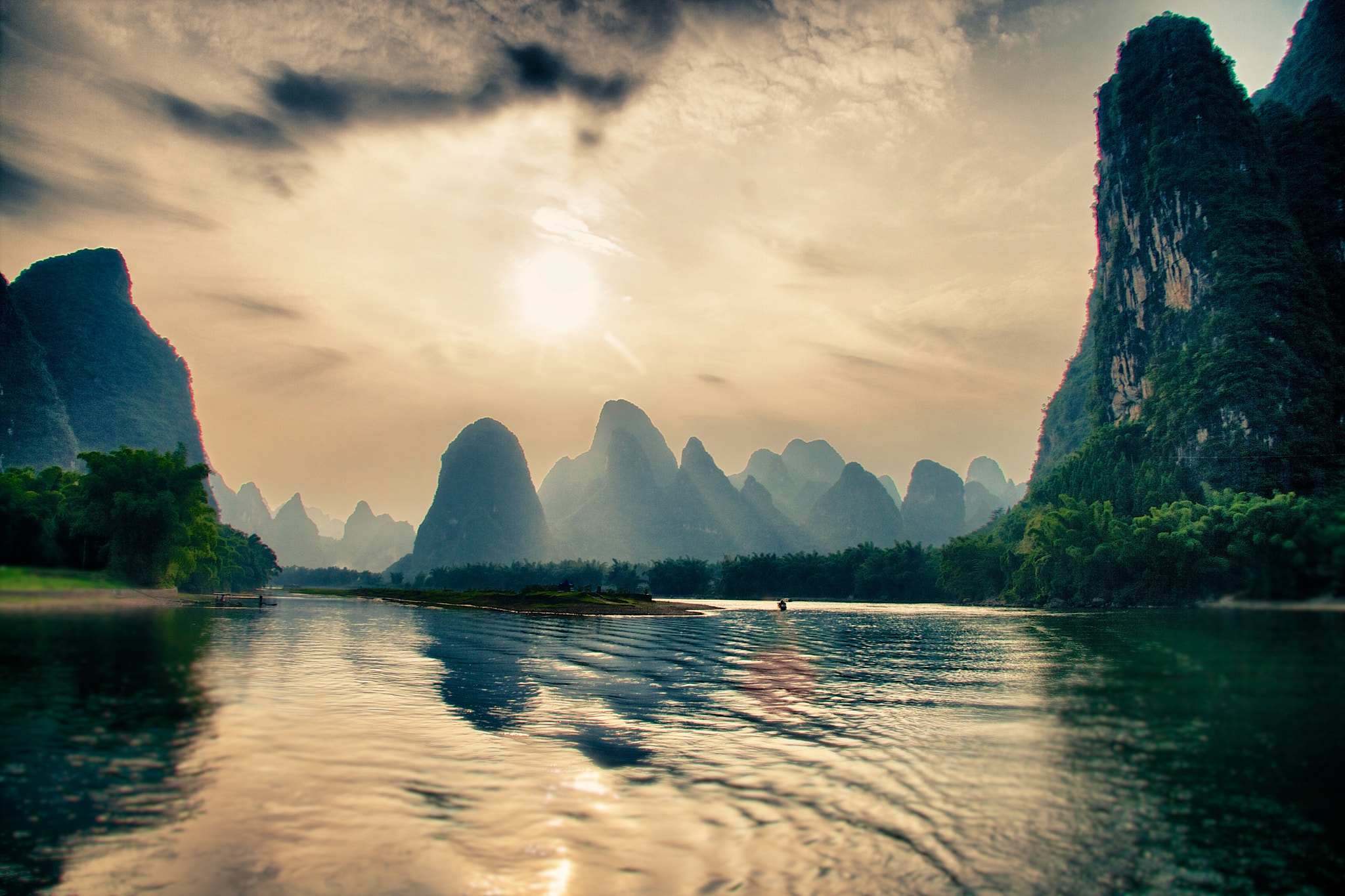 Guilin China Karst Limestone Hills by Anthony Maw / 500px