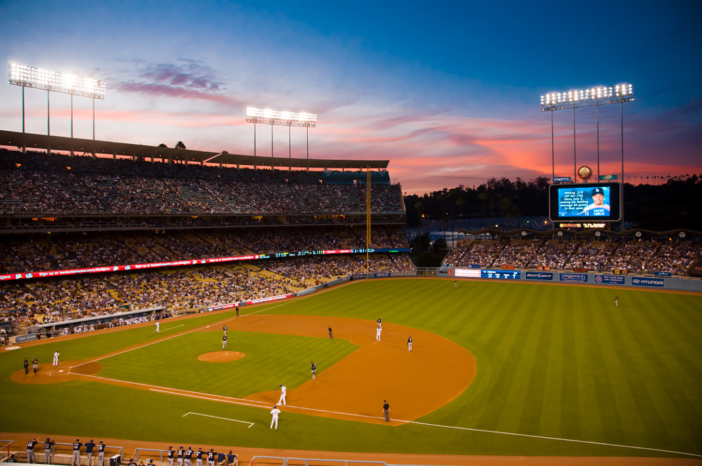 Dodger Stadium Sunset by Nick Solyom / 500px