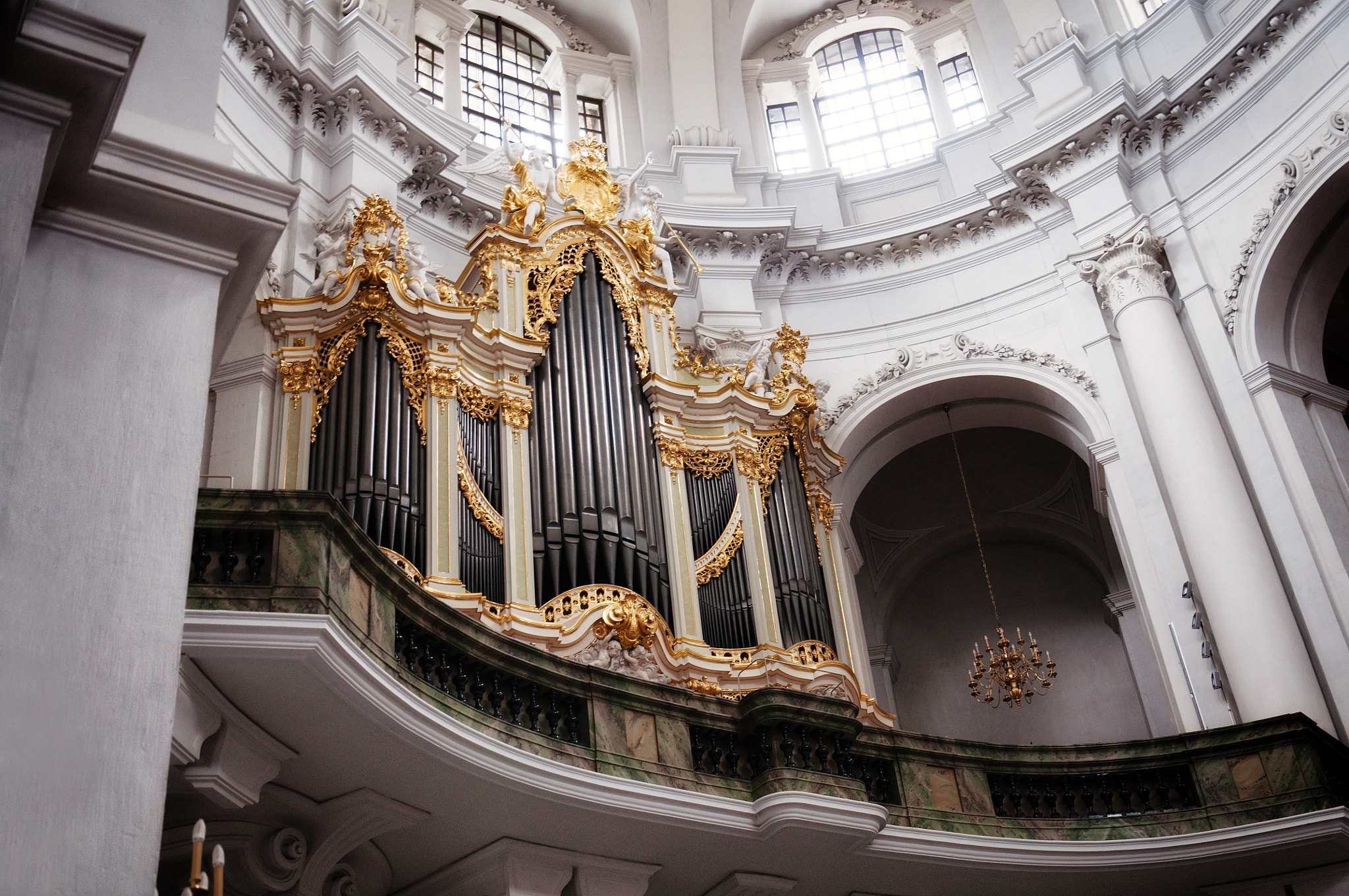 Old church organ