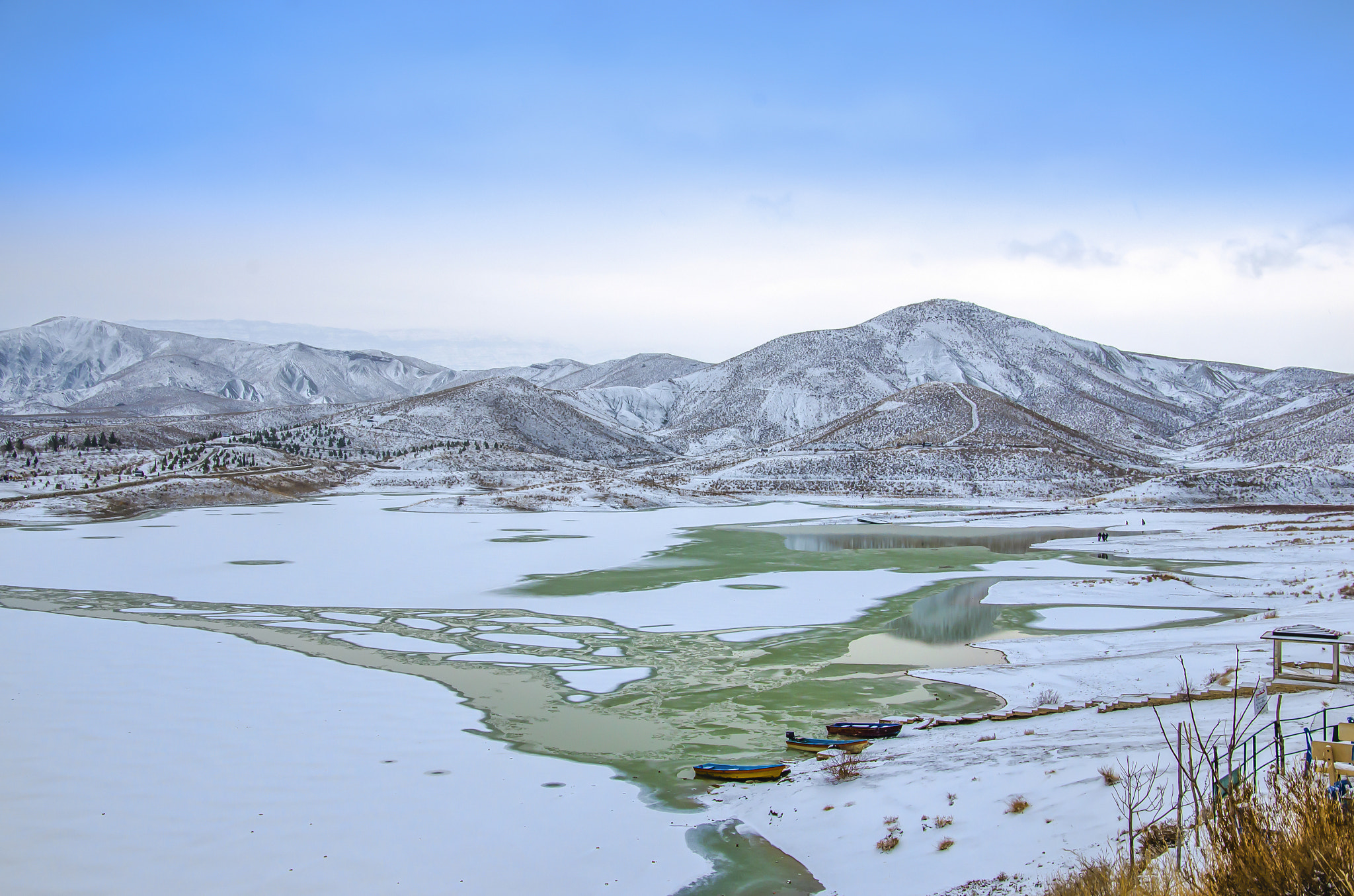 Snow at Hanna Lake by Muhammad zahid Photo 69697379 / 500px