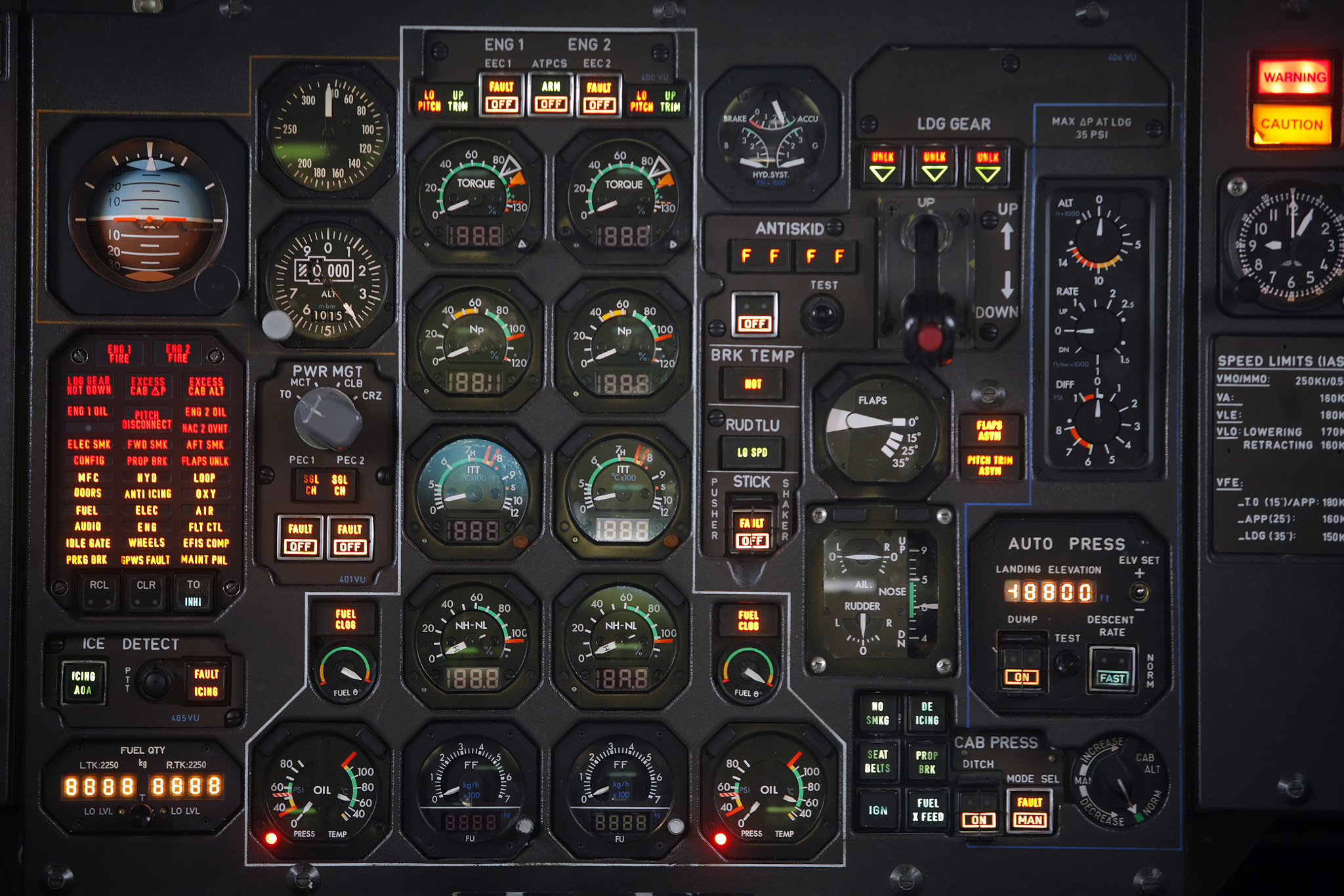 Plane panel