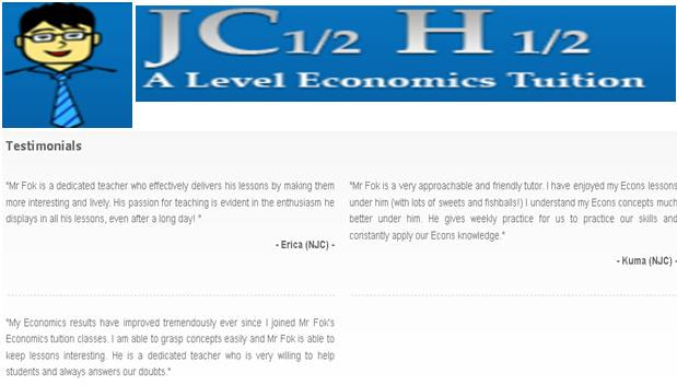 JC Economics Tuition