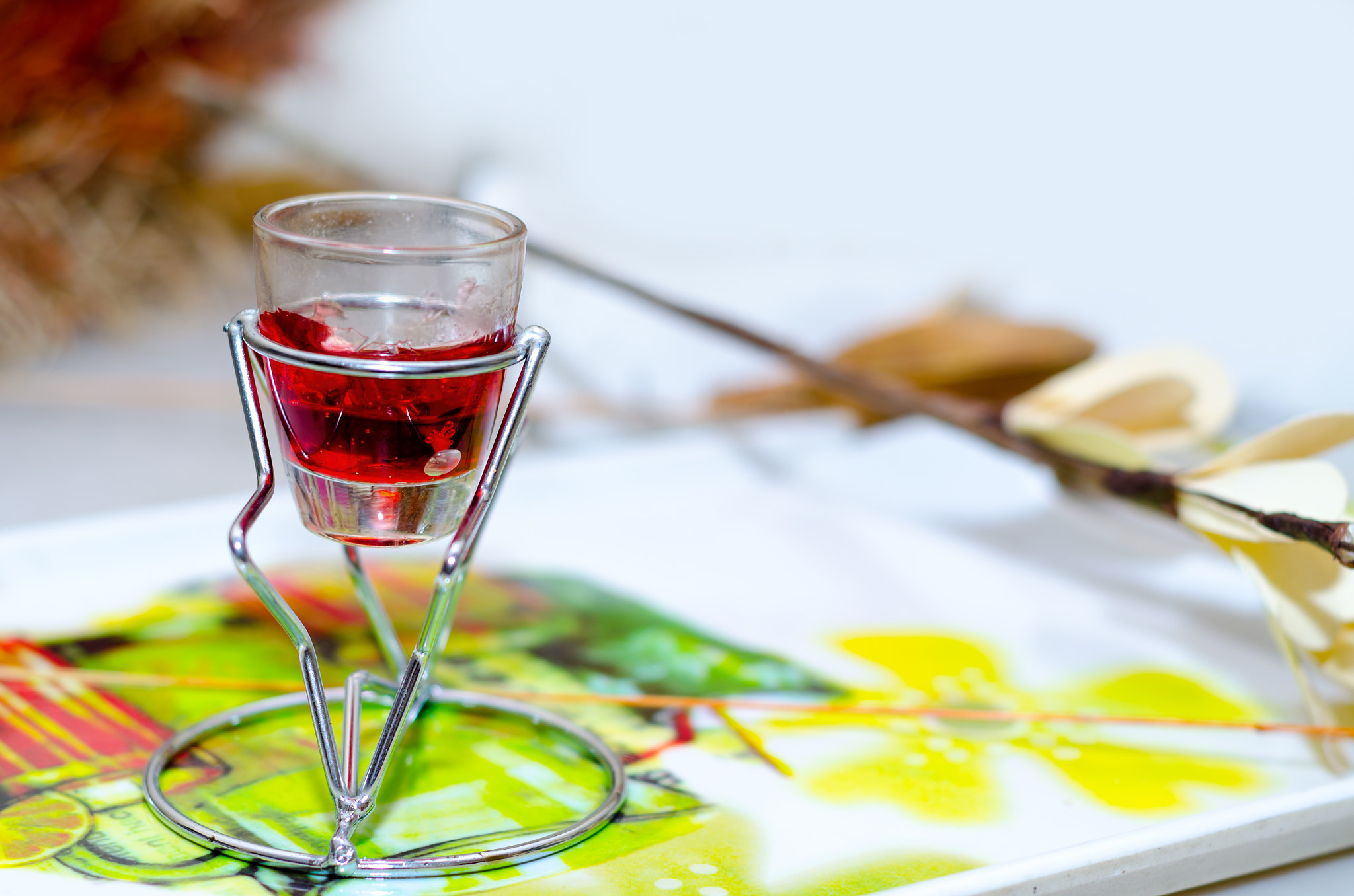 cold drink wine glass background