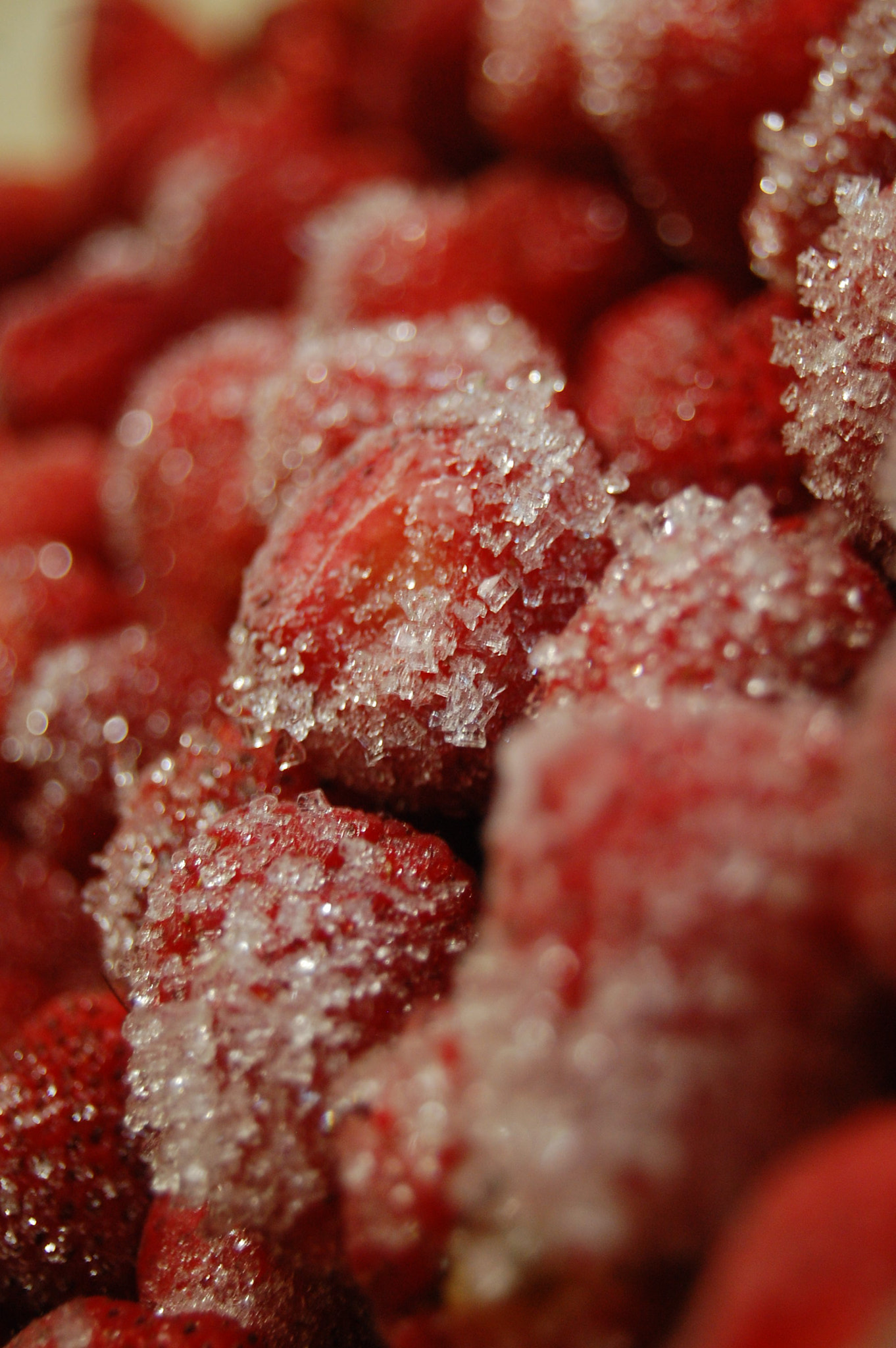 Frozen strawberries