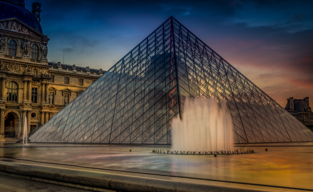 Le Louvre at sunset by Michel Jodoin on 500px.com