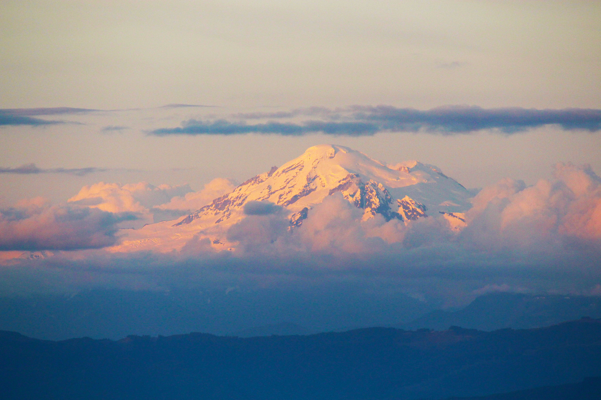 Mount Baker at Sunset
