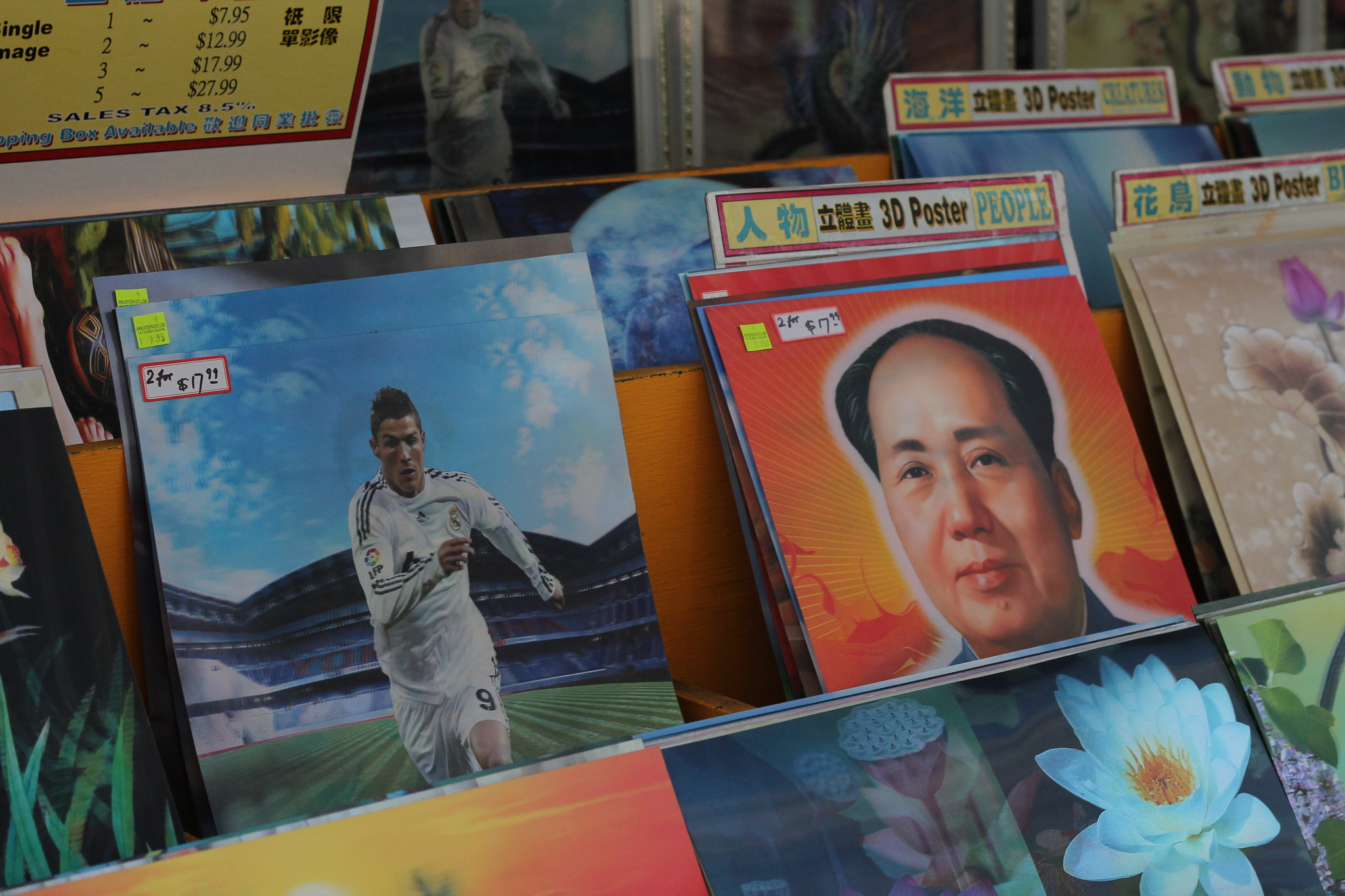 Cristiano Ronaldo y Mao se encuentran en el China Town