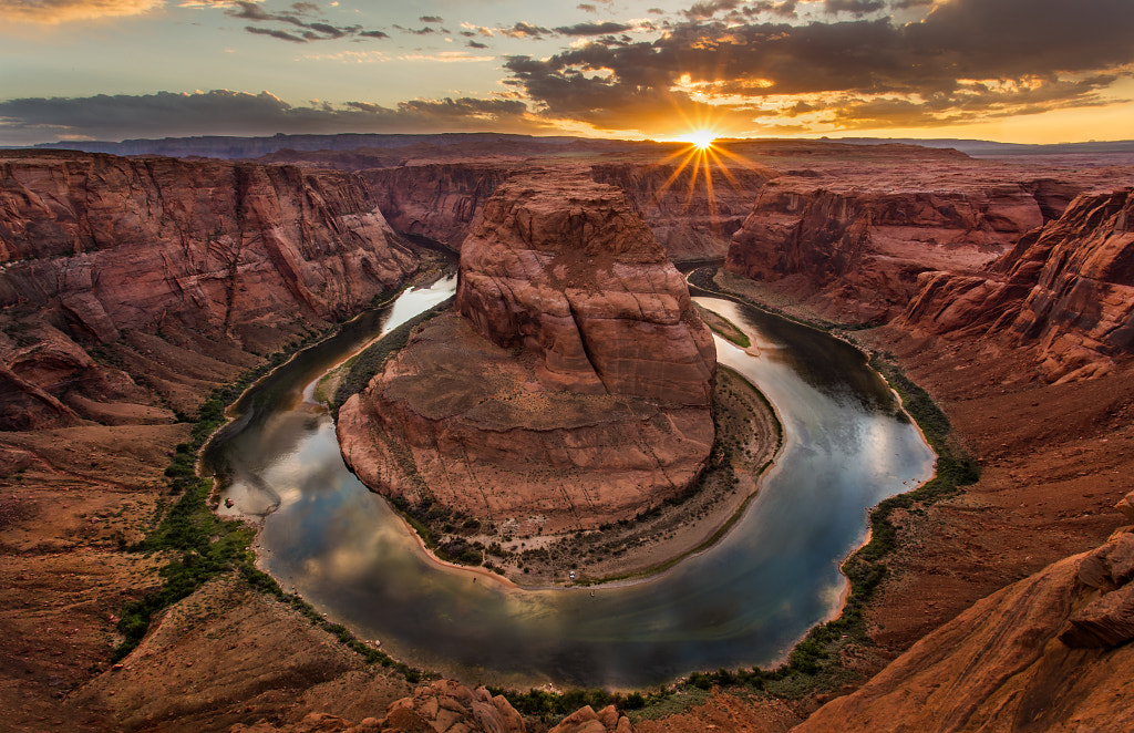 Last light at The Horseshoe Bend by Rahul Khandelwal on 500px.com