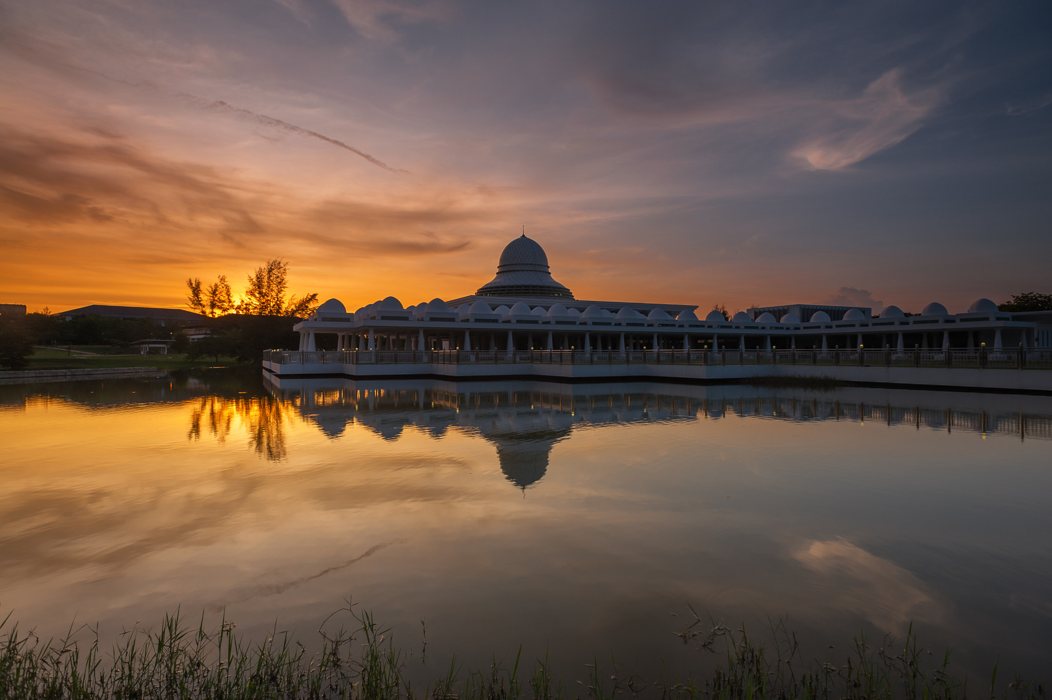 UTP Mosque at sunset