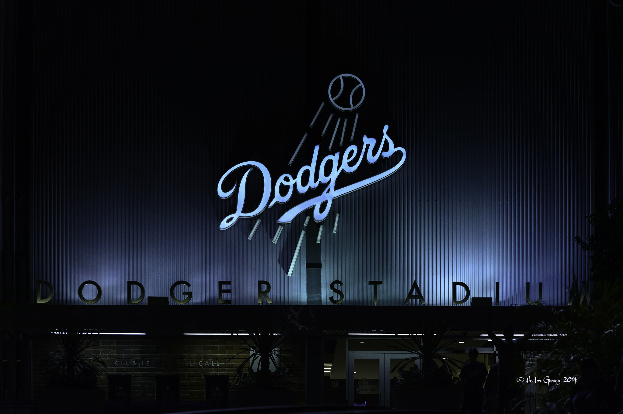 Dodger Blue Stadium