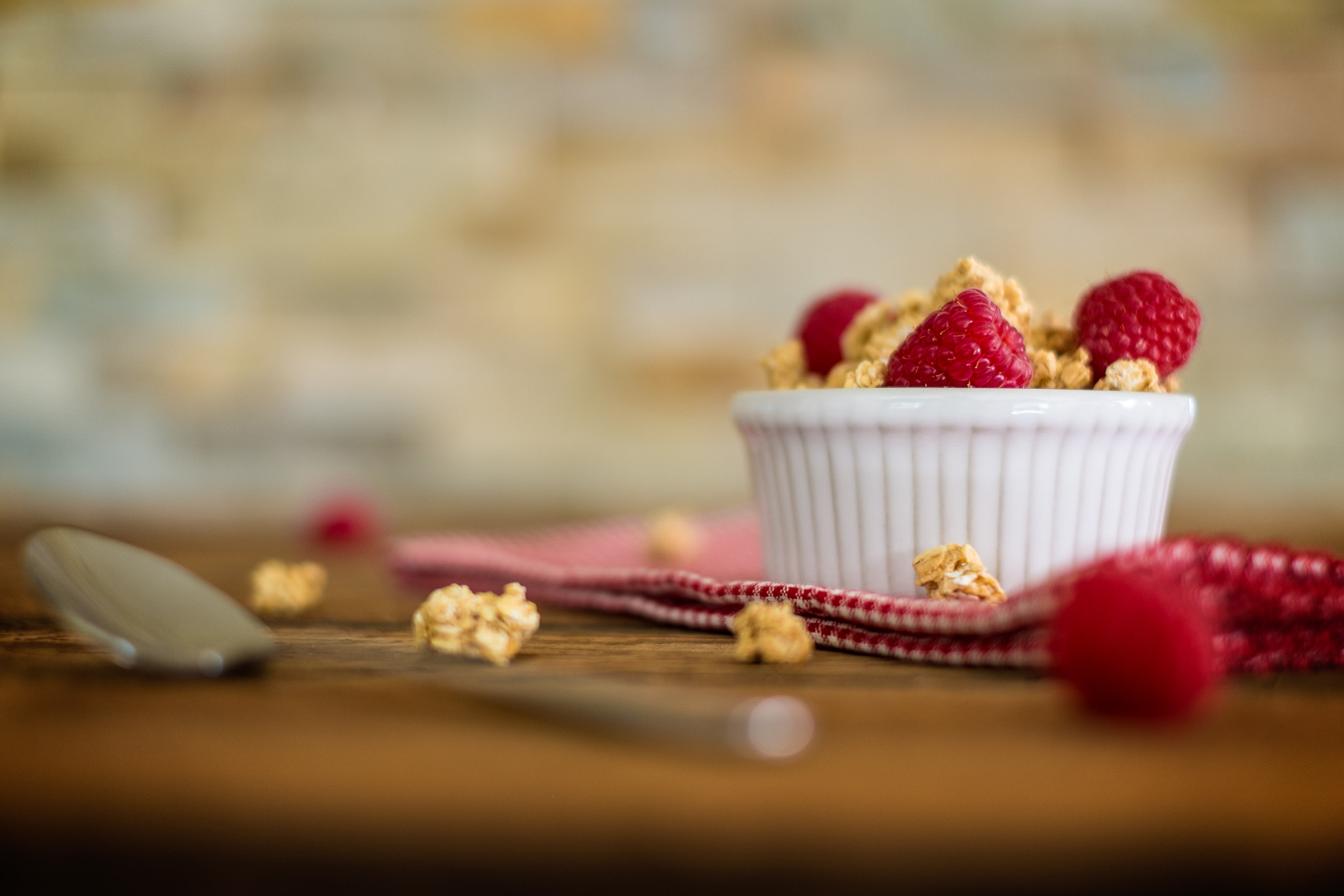 Rasberries & Granola