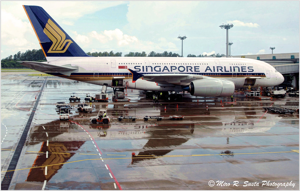 Singapore Airlines first A380 (9V-SKA) by Miro Susta on 500px.com