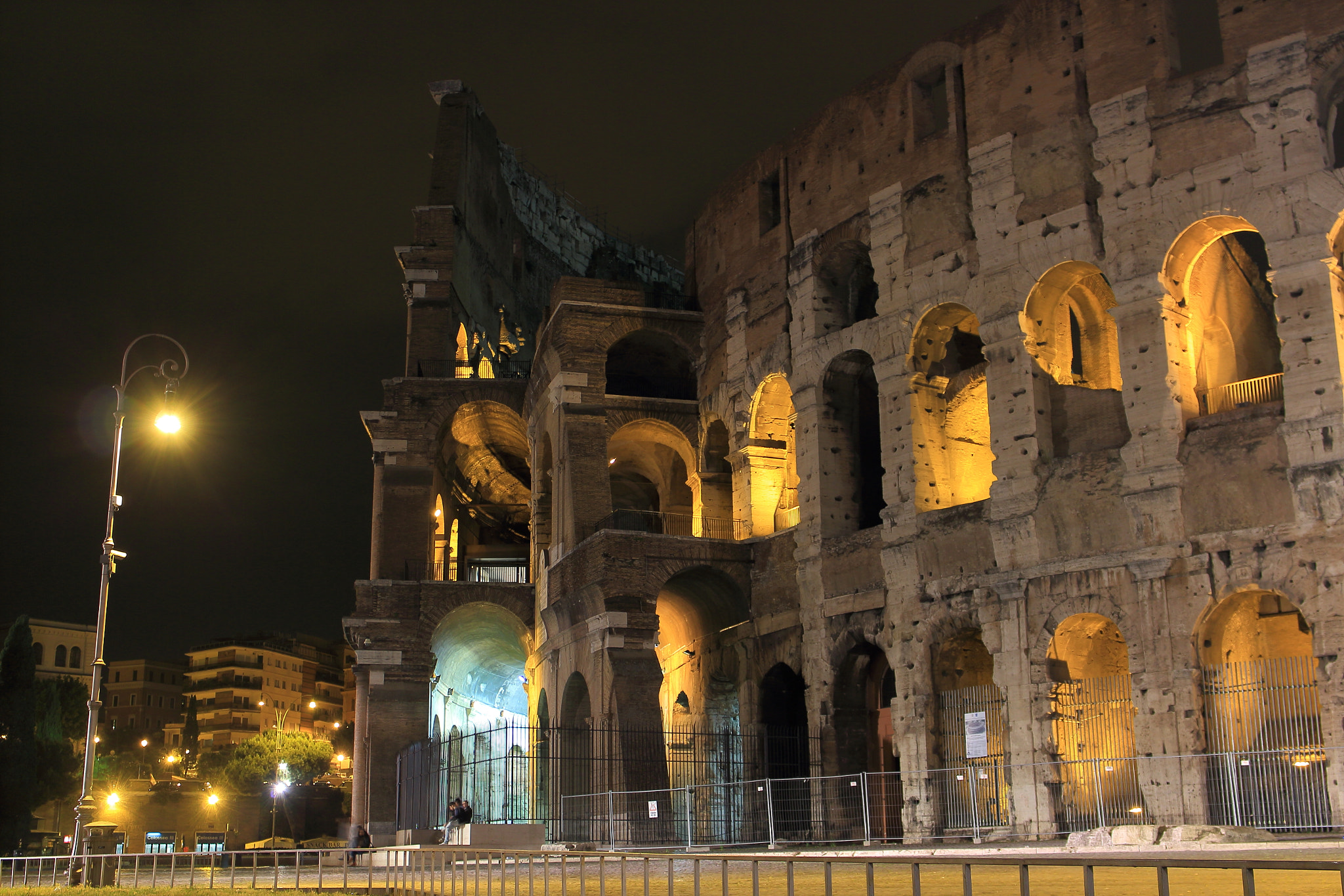 Coliseum detail.