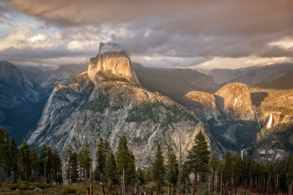Half Dome sunset by Rob Lodge Photography - Outdoors Adventure Travel