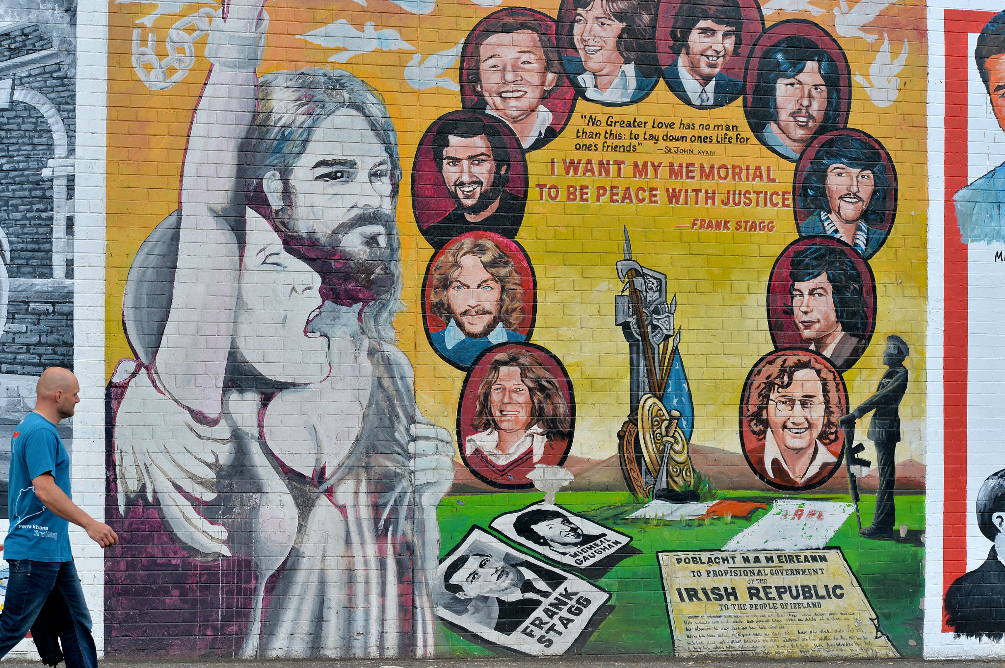 Hunger-strikers mural, Belfast