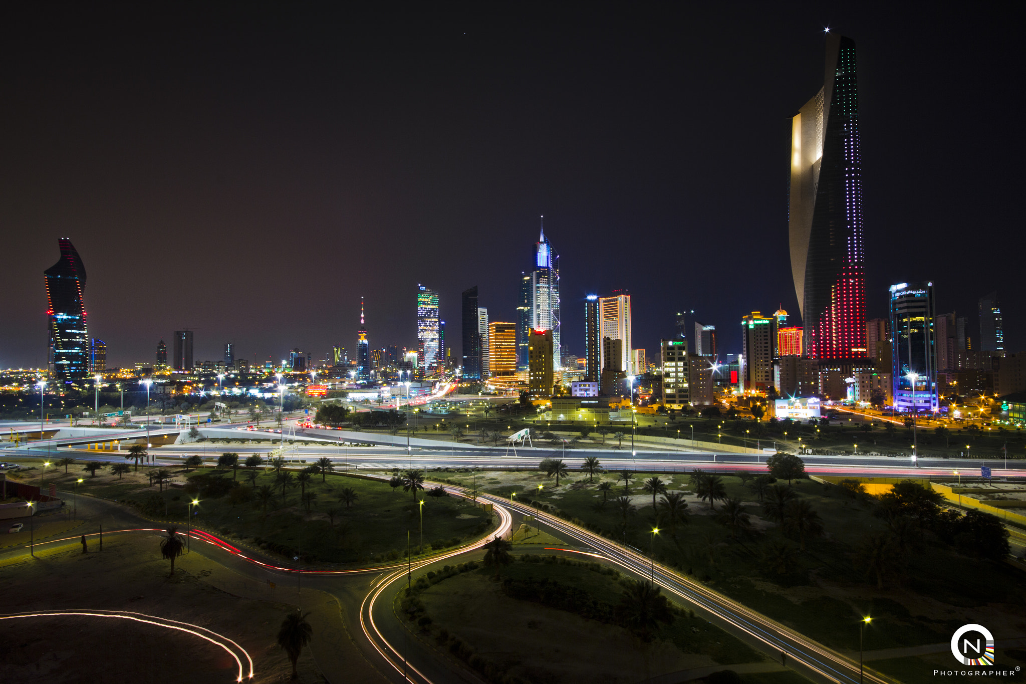 Kuwait city at Night.. by Nasser ALQATTAN / 500px