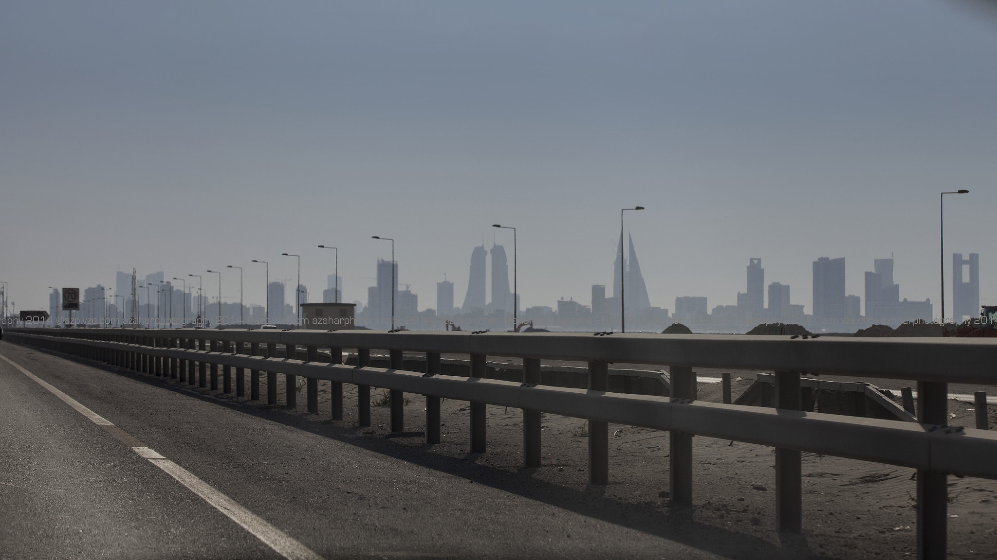 Manama from Sheikh Khalifa Bin Salman Bridge