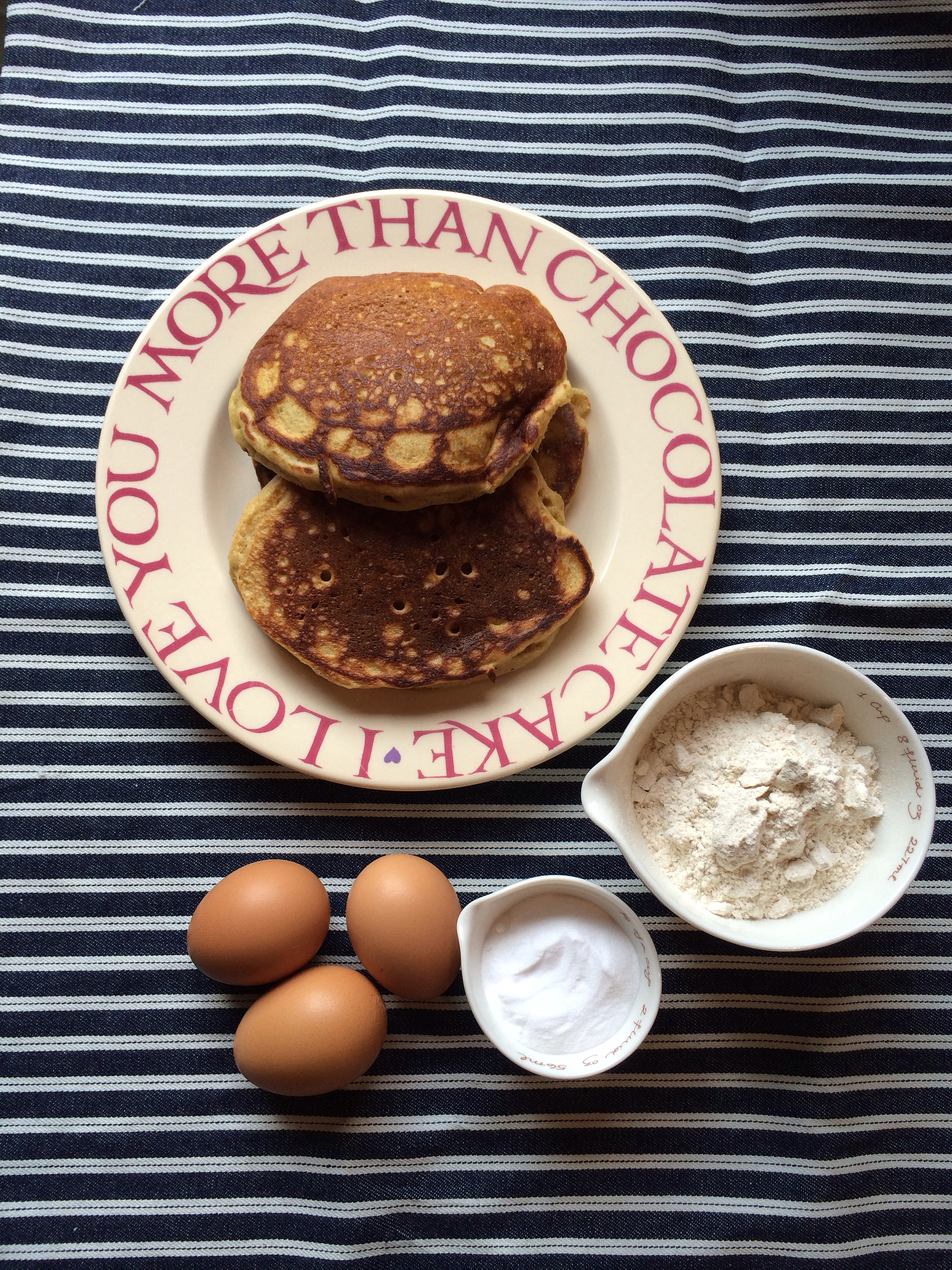 Fluffy wheat free pancakes