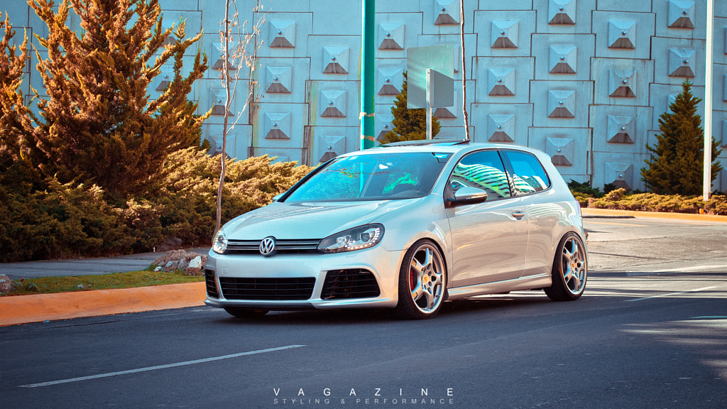 VW Golf GTI MKVI R-Line Style + Porsche Lobster Claws rims... by Wes ...