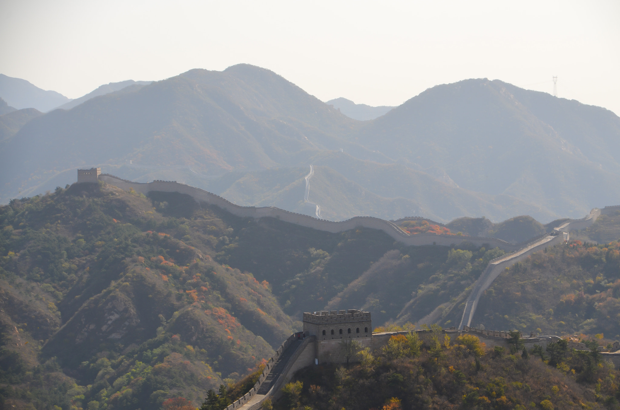 Nikon D5100 + Nikon PC-E Nikkor 24mm F3.5D ED Tilt-Shift sample photo. Great wall photography