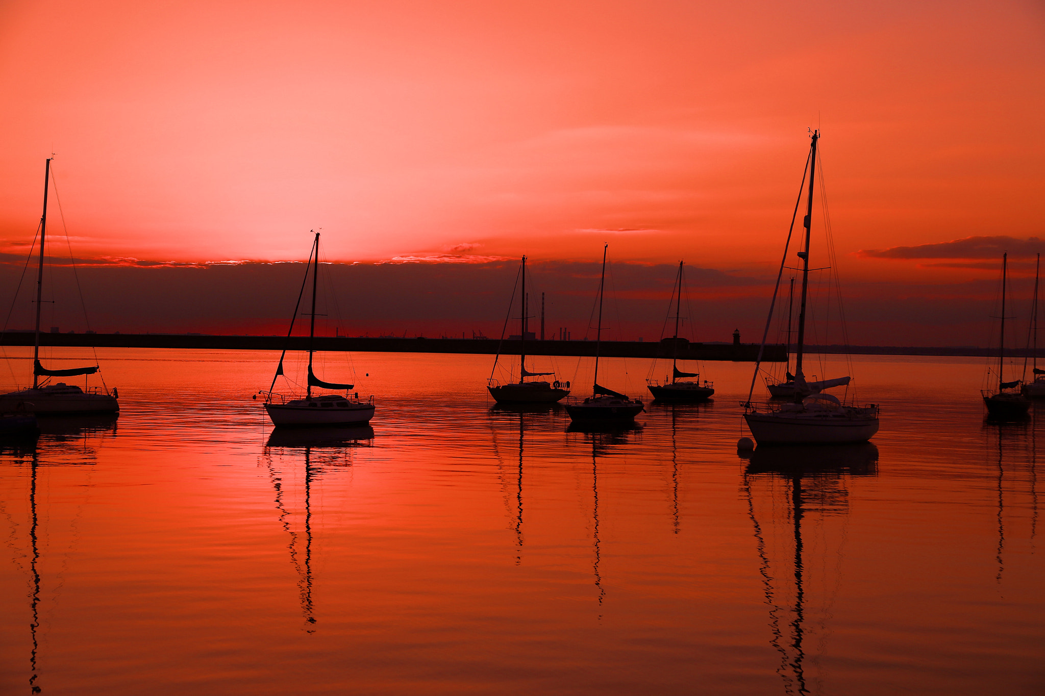Red sky at night Photographers delight