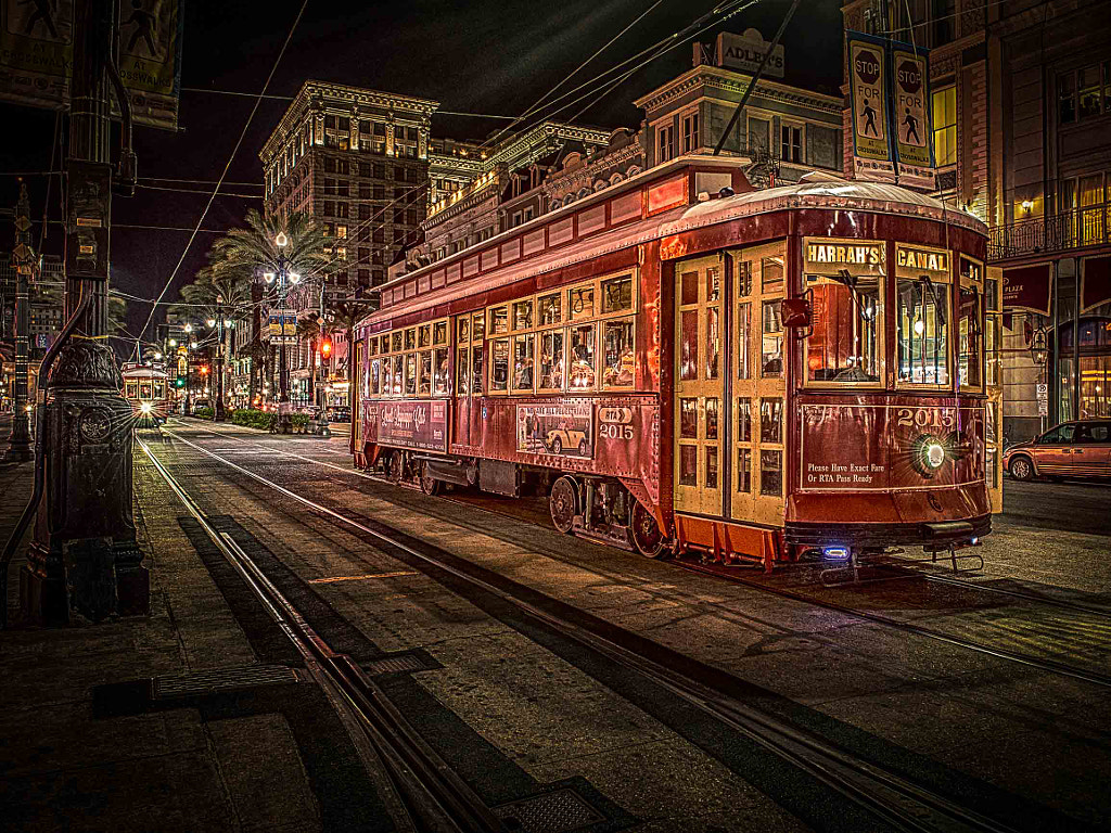 Canal Street Street Car by Sheldon Anderson on 500px.com
