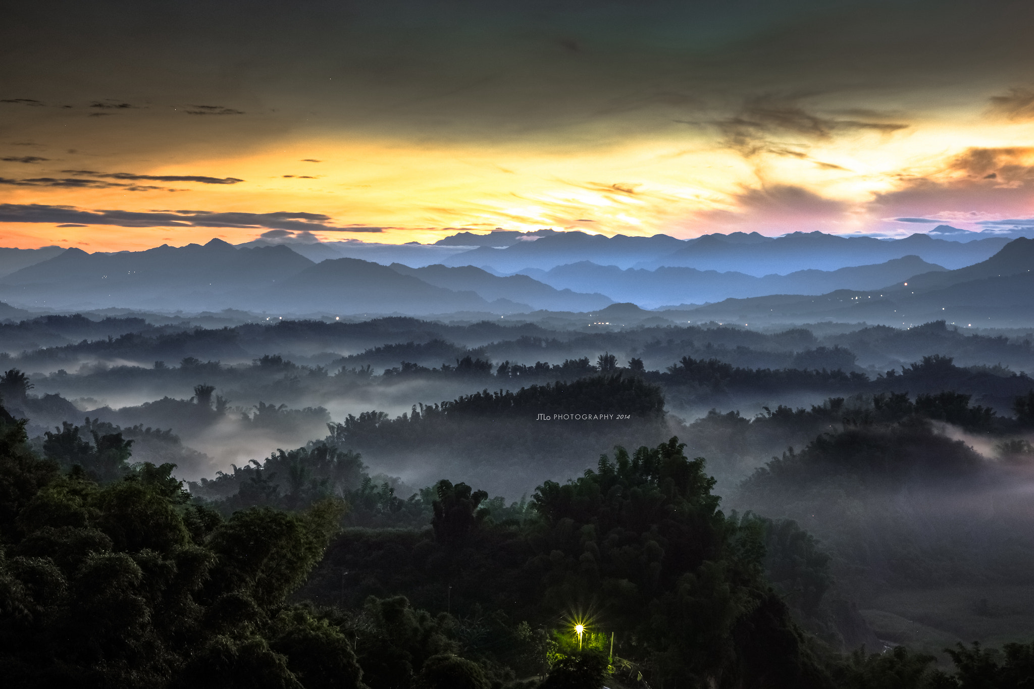 Mountains in the mist