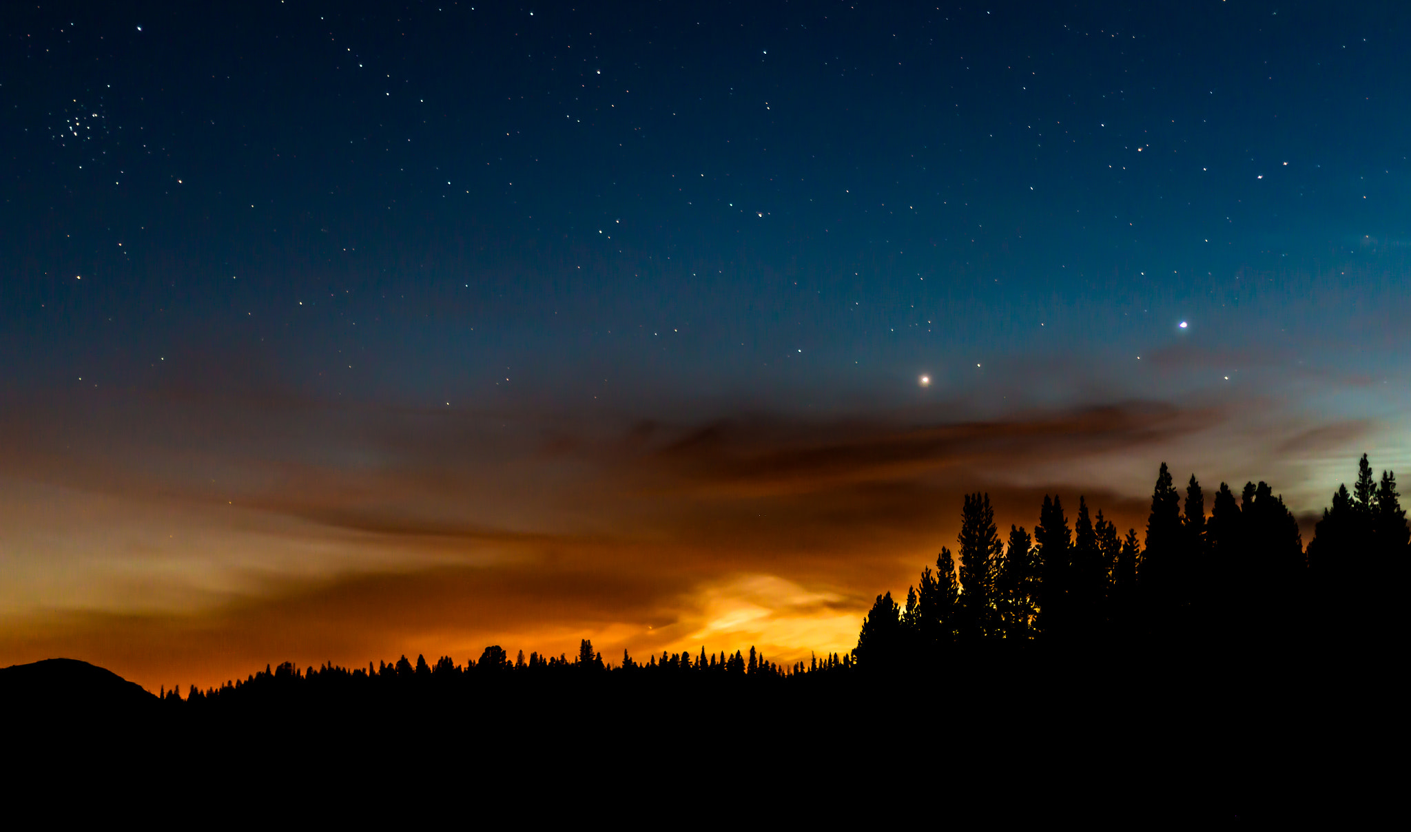 Toulumne Meadows Firey Twins