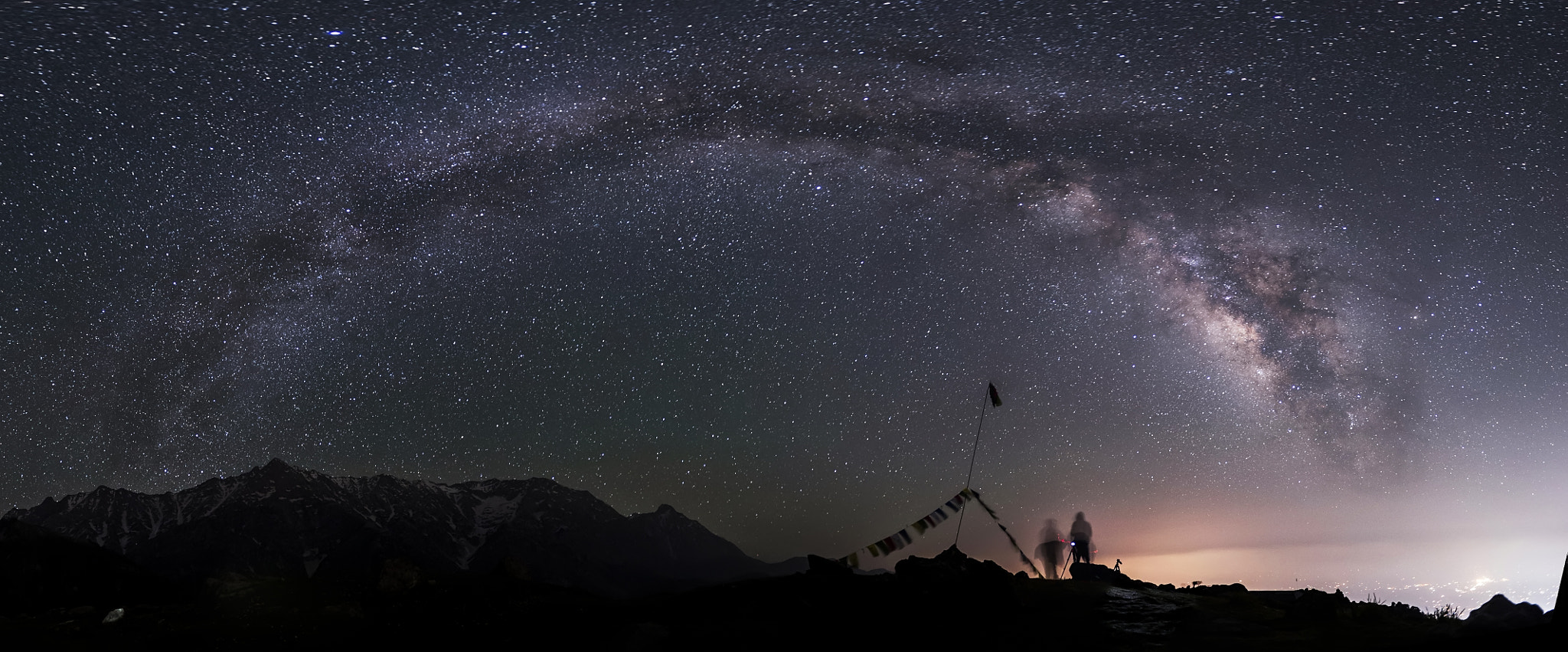 Milky Way Panorama from Triund Hills...