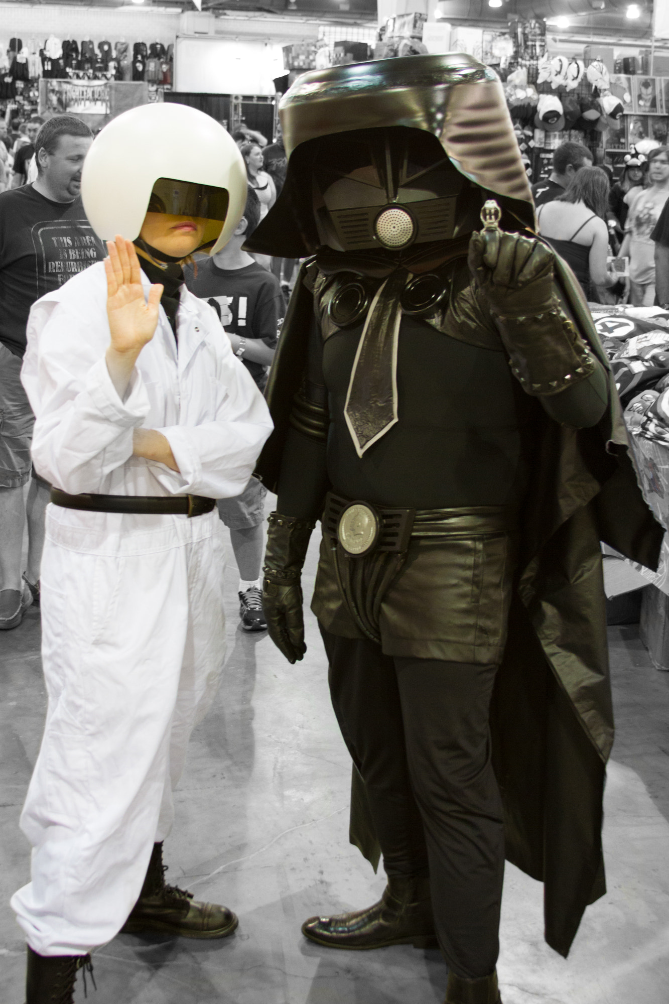 Spaceball and Dark Helmet cosplay (Spaceballs)