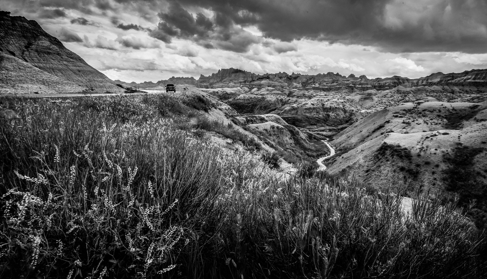 American Badlands in Black and White by Bonnie DeLap / 500px