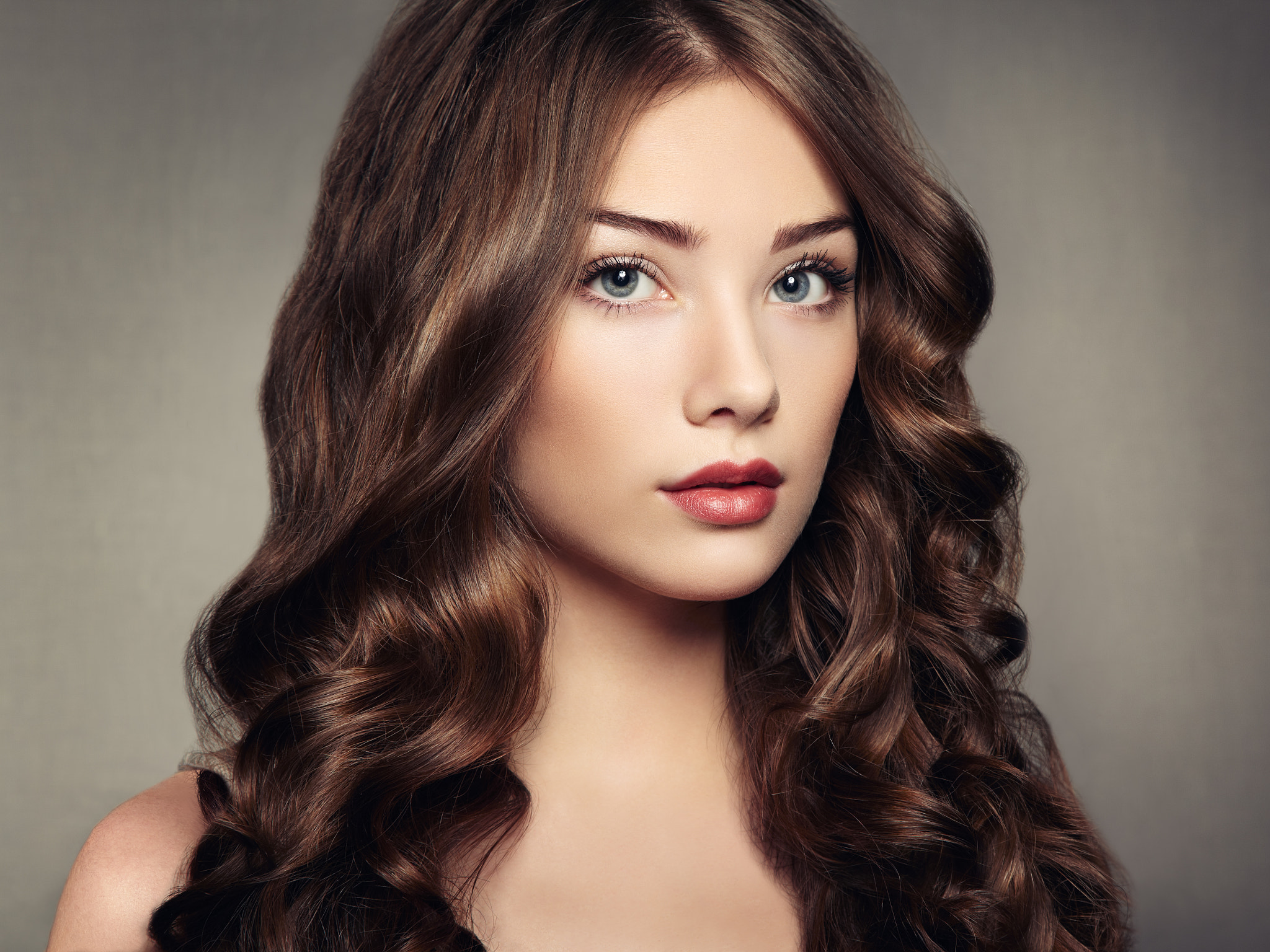 Portrait Young Beautiful Woman With Curly Hair By Oleg Gekman Photo 75407409 500px 9338