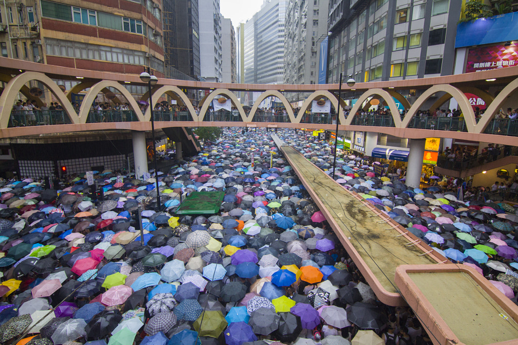 Hong Kong Democracy Protest de John Chan Man Kit sur 500px.com