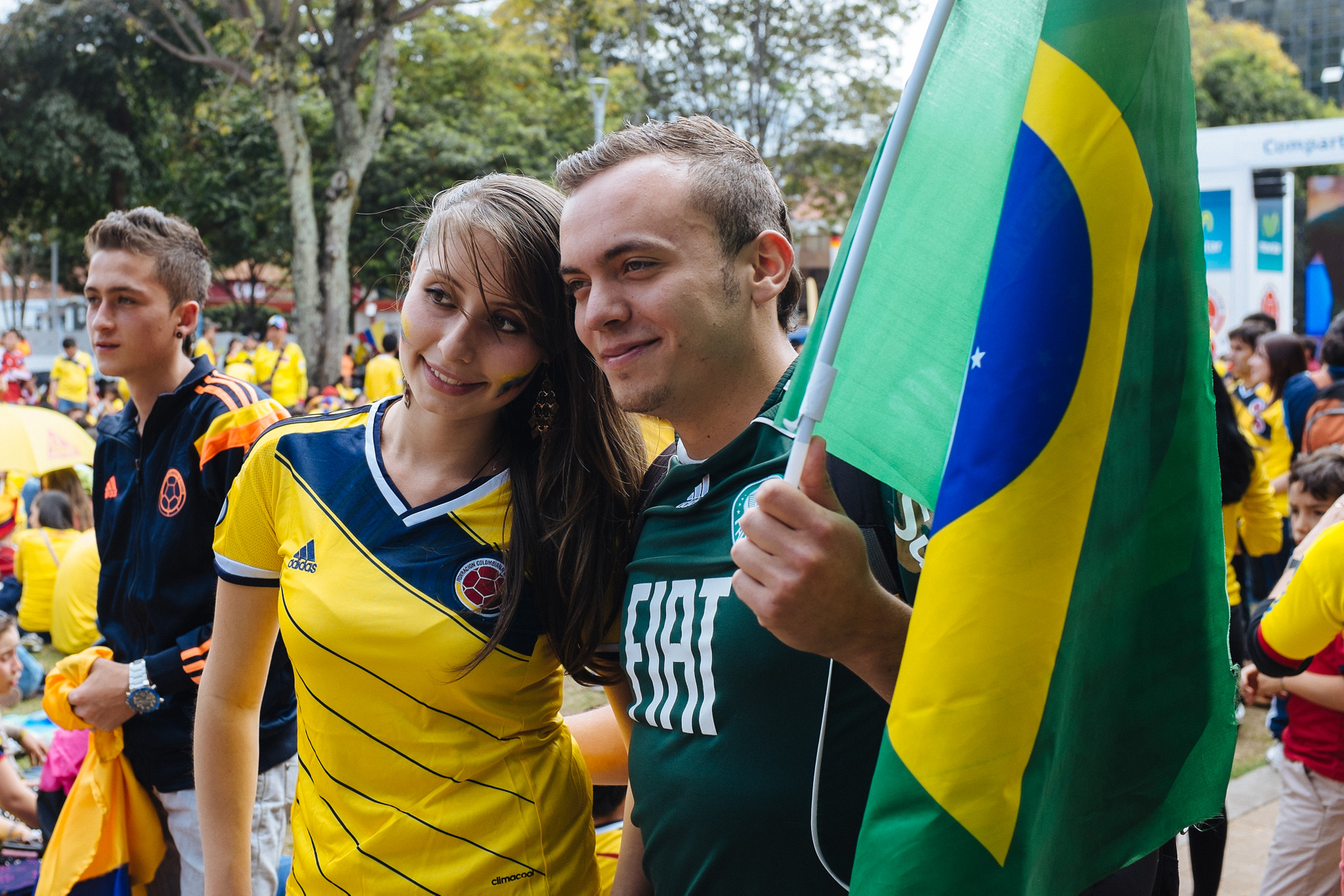 Colombia and Brasil