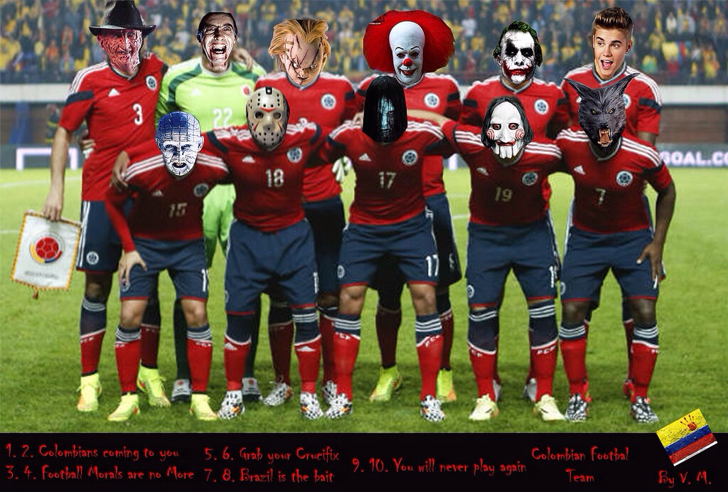 Colombians football team. From hell