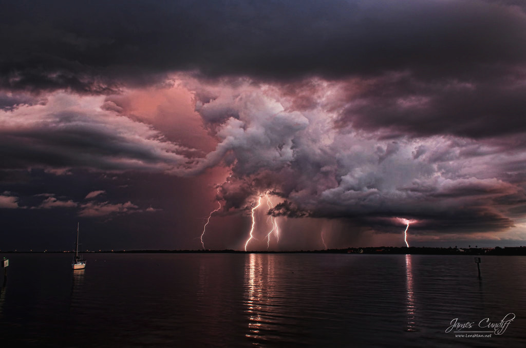 HDR Photography - Lightning Storm over Tampa, Florida by James Cundiff on 500px.com