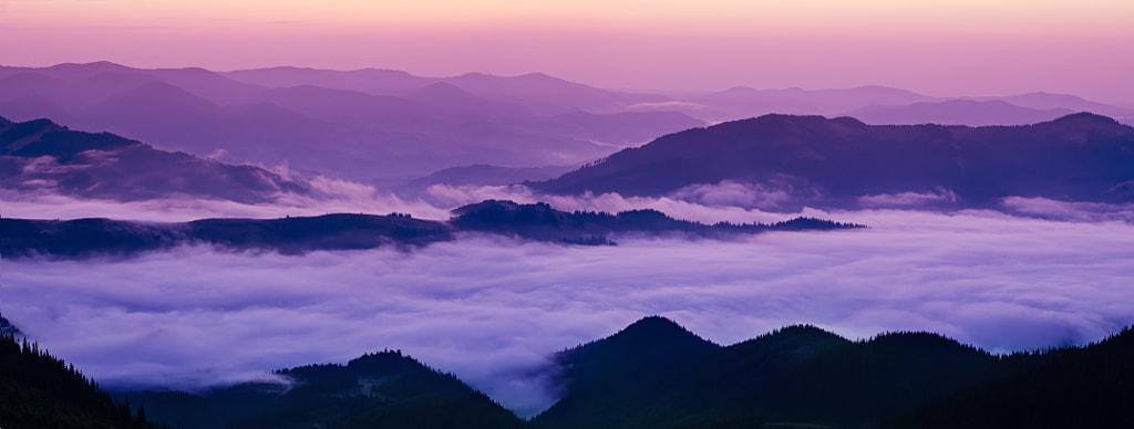 Mountain foggy sunrise by Roksana Bashyrova on 500px